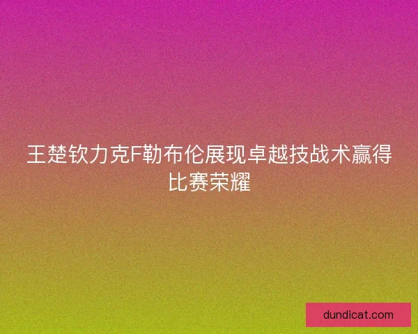 王楚钦力克F勒布伦展现卓越技战术赢得比赛荣耀